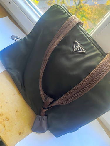 Borsa prada vintage tessuto - prada,