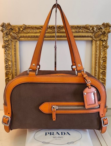 Prada bauletto grande tessuto - bauletto,