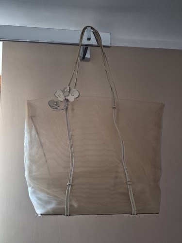 Prada borsa tote rete fiori - prada,