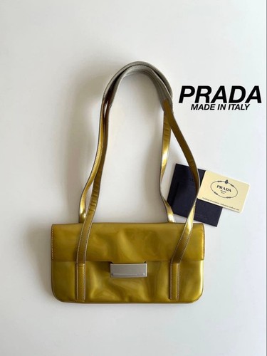 Borsa tracolla prada gialla - a,